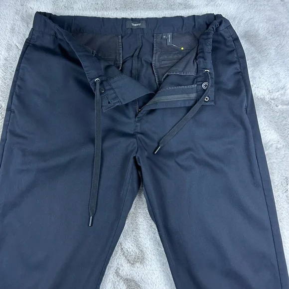 Theory Mens Terrance Zh Neoteric Joggers Pants 32x29 Ankle Zip Commuter Trousers